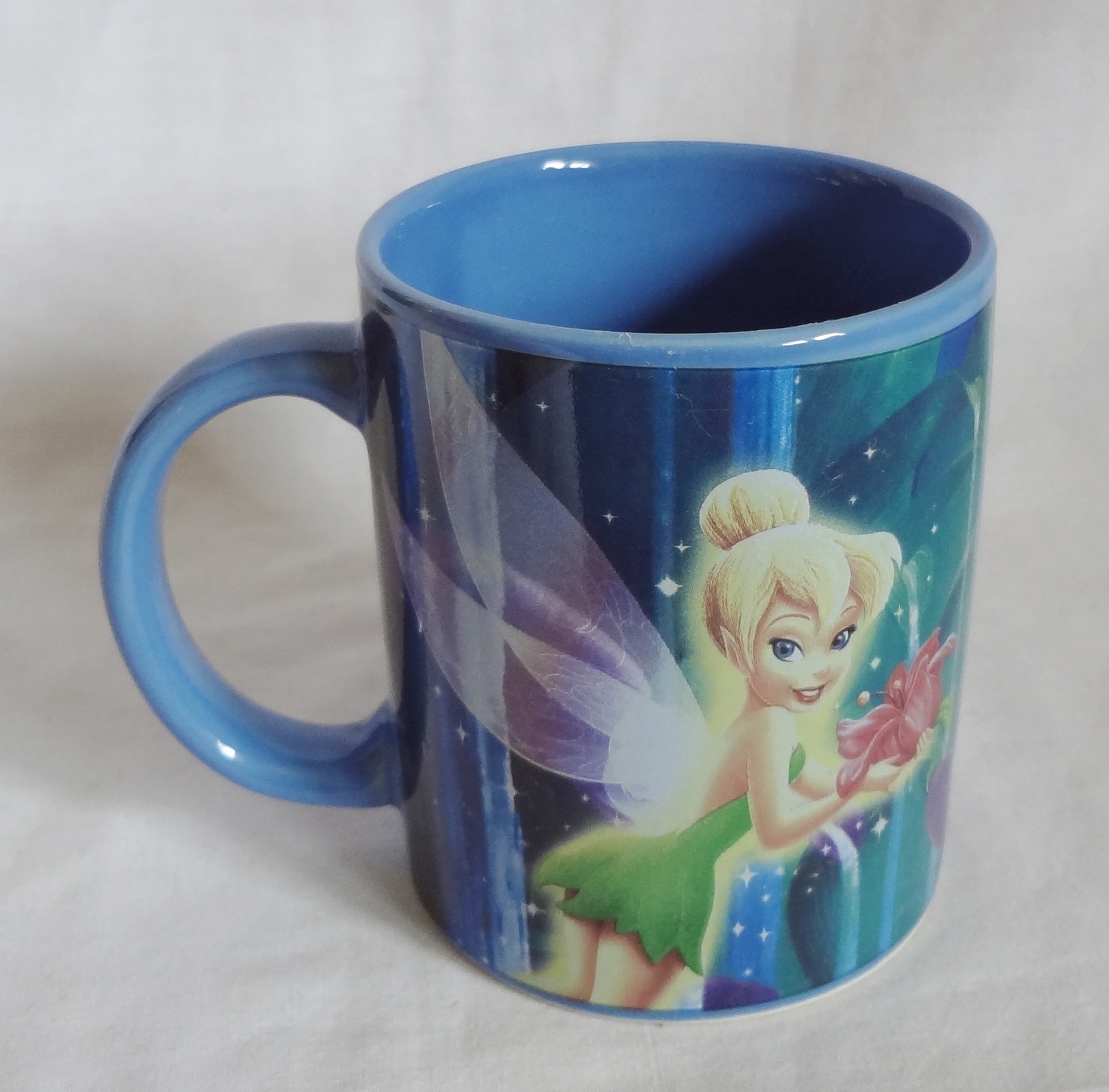 Disney Tinker Bell Fairy 10 oz Coffee Mug Cup 2008 Mugs, Glasses