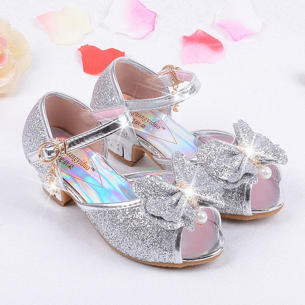 Hot Popular Kids Girls Summer Dress Up Casual High Heels Sandals ...