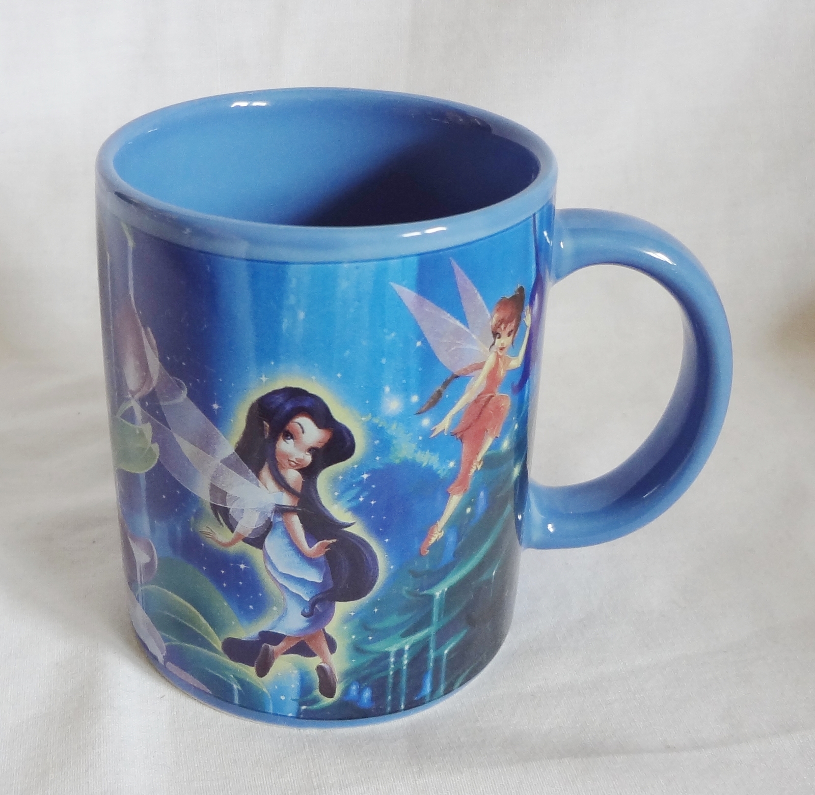 Disney Tinker Bell Fairy 10 oz Coffee Mug Cup 2008 Mugs, Glasses