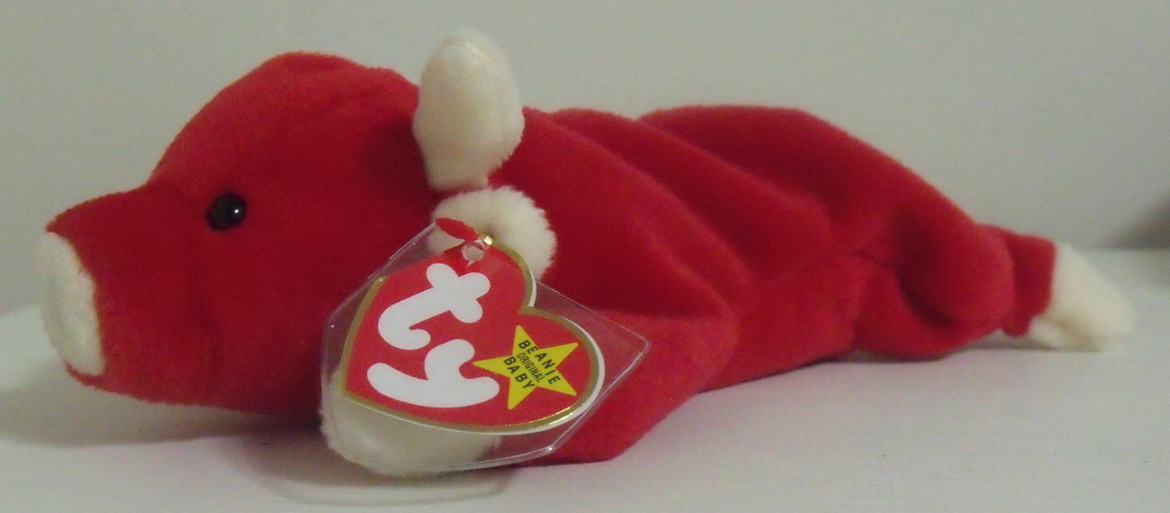 Ty Beanie Babies NWT Snort the Red Bull Retired