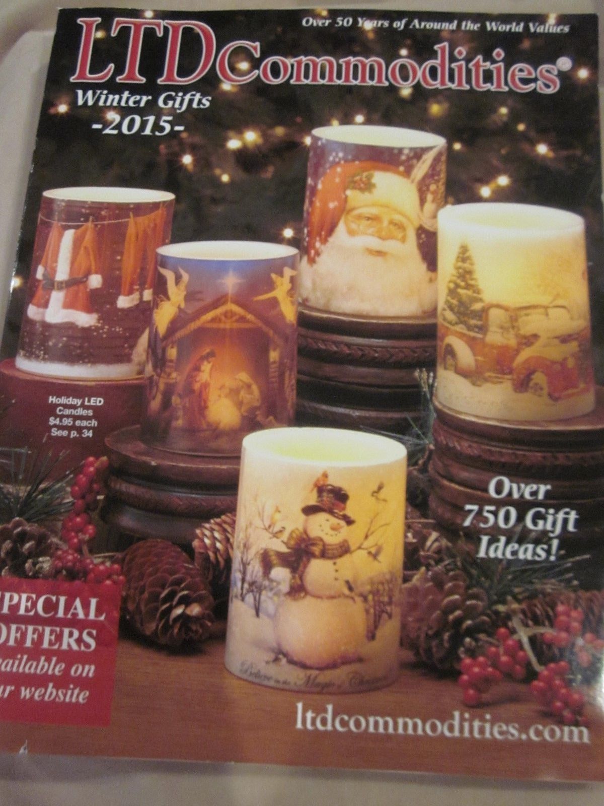 LTD COMMODITIES CATALOG WINTER GIFTS 2015 AROUND THE WORLD VALUES BRAND