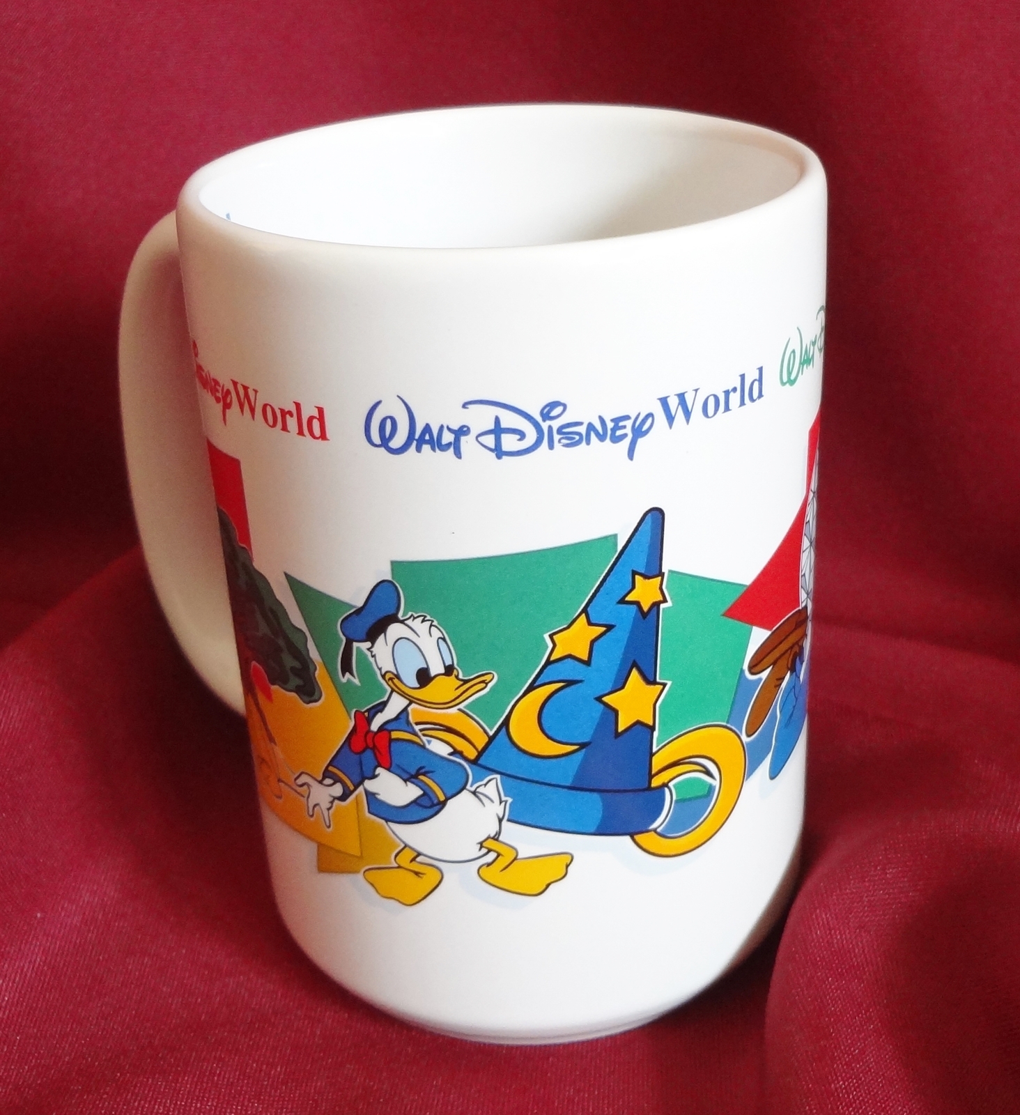Walt Disney World Four Parks One World 14 oz Grandma Souvenir Coffee Cup Mug Mugs, Glasses