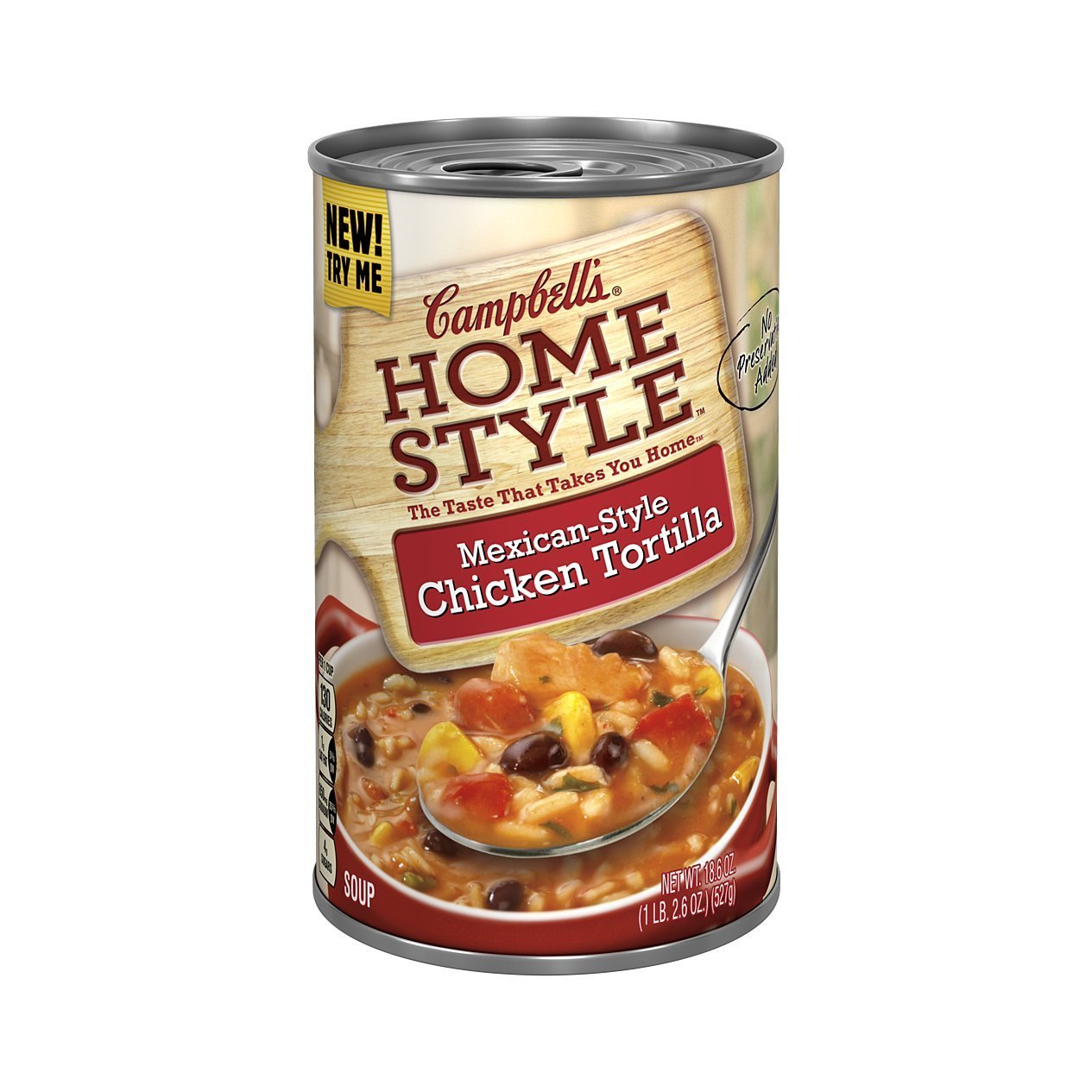 Campbell's Homestyle Soup, Mexican Style Chicken Tortilla, 15.3 Oz ...