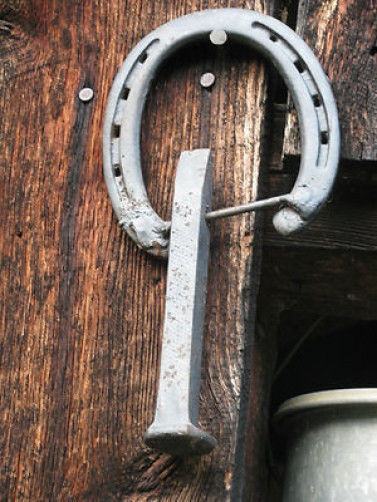Horseshoe Railroad Spike Door Knocker And 50 Similar Items