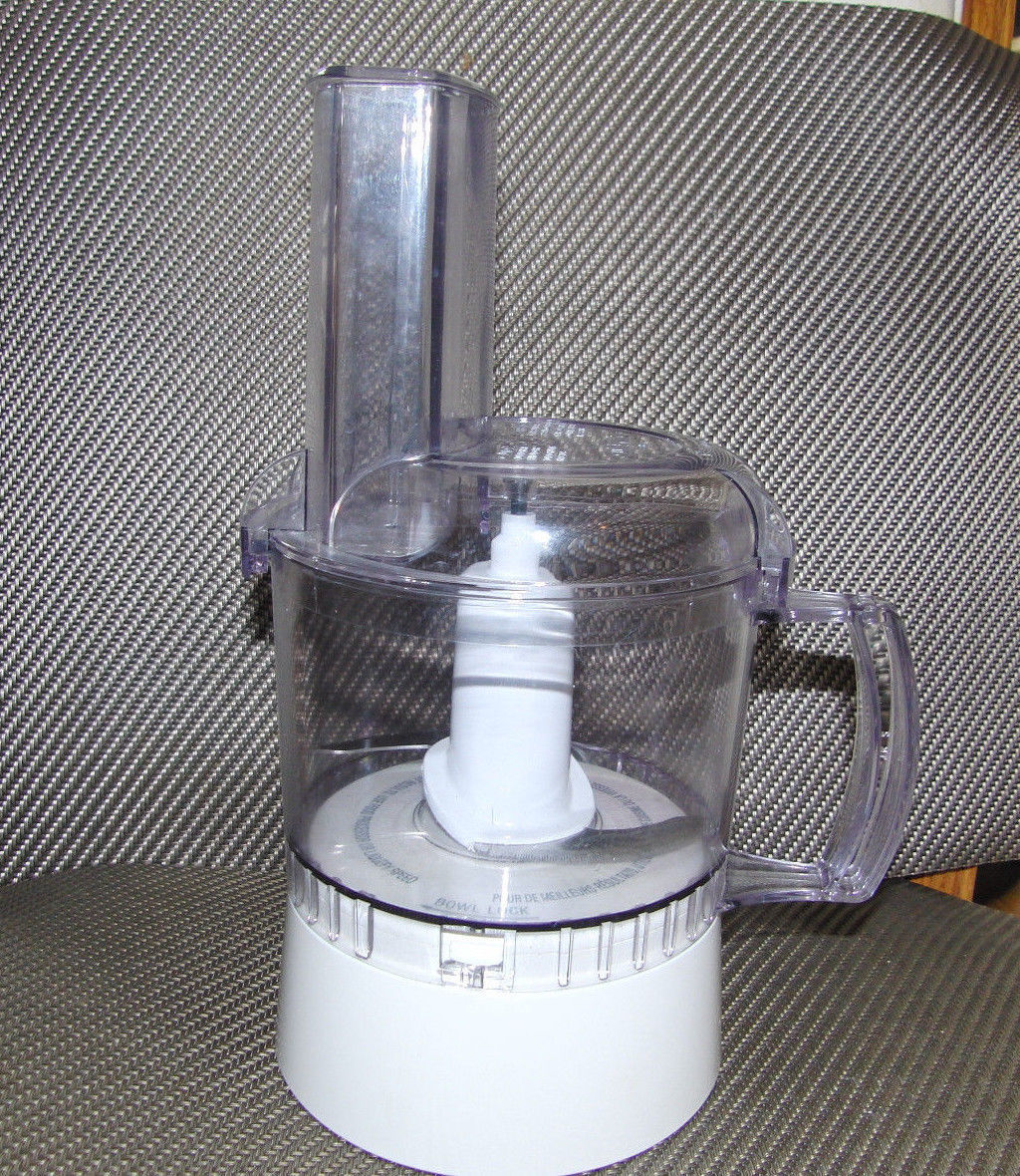 Cuisinart 3 in 1 Food Processor BOWL WITH LID,WHITE BASE & CHOPPER