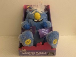 Gemmy Mitch Monster Maniacs Blue Plush Sings Mahna Mahna/Happy Birthday RARE - $49.49
