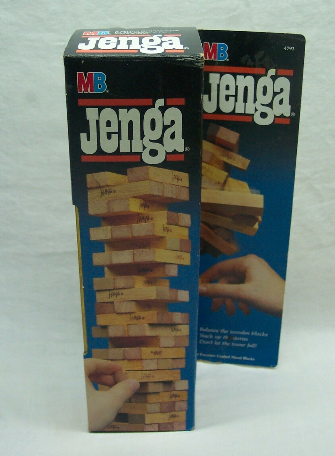 VINTAGE 1986 Milton Bradley Original JENGA Game - Contemporary Manufacture