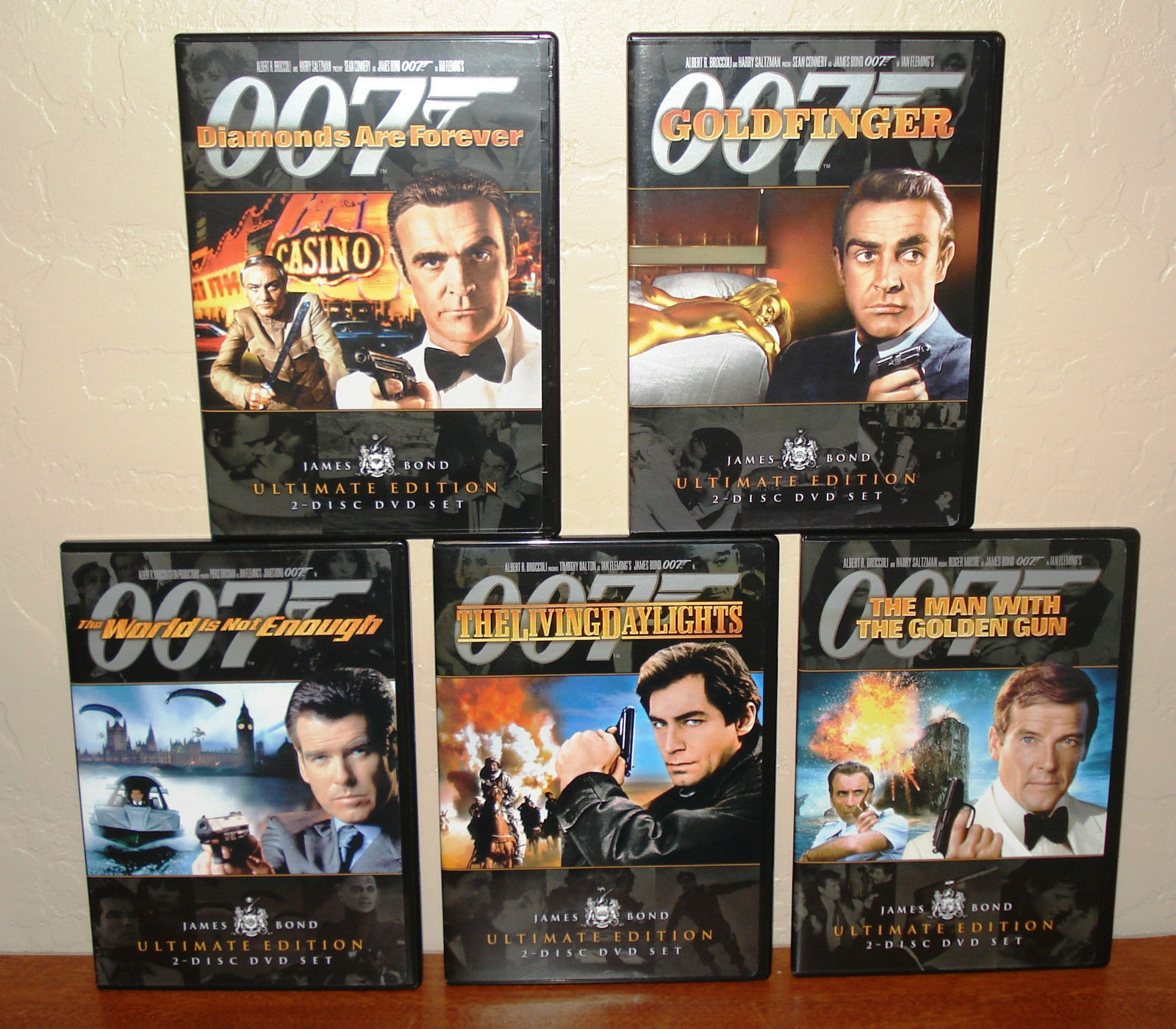 James Bond Ultimate Edition - Vol. 1 (DVD, 2009, 10-Disc Set) BRAND NEW ...