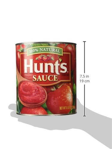 Hunt S Tomato Sauce 100 Natural 105oz Can Restaurant Size Prepared Foods