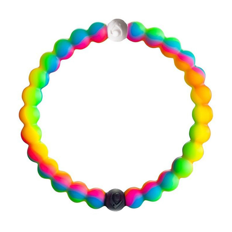Silicone Beaded Bracelet S M L XL Men Women Unisex Many Colors