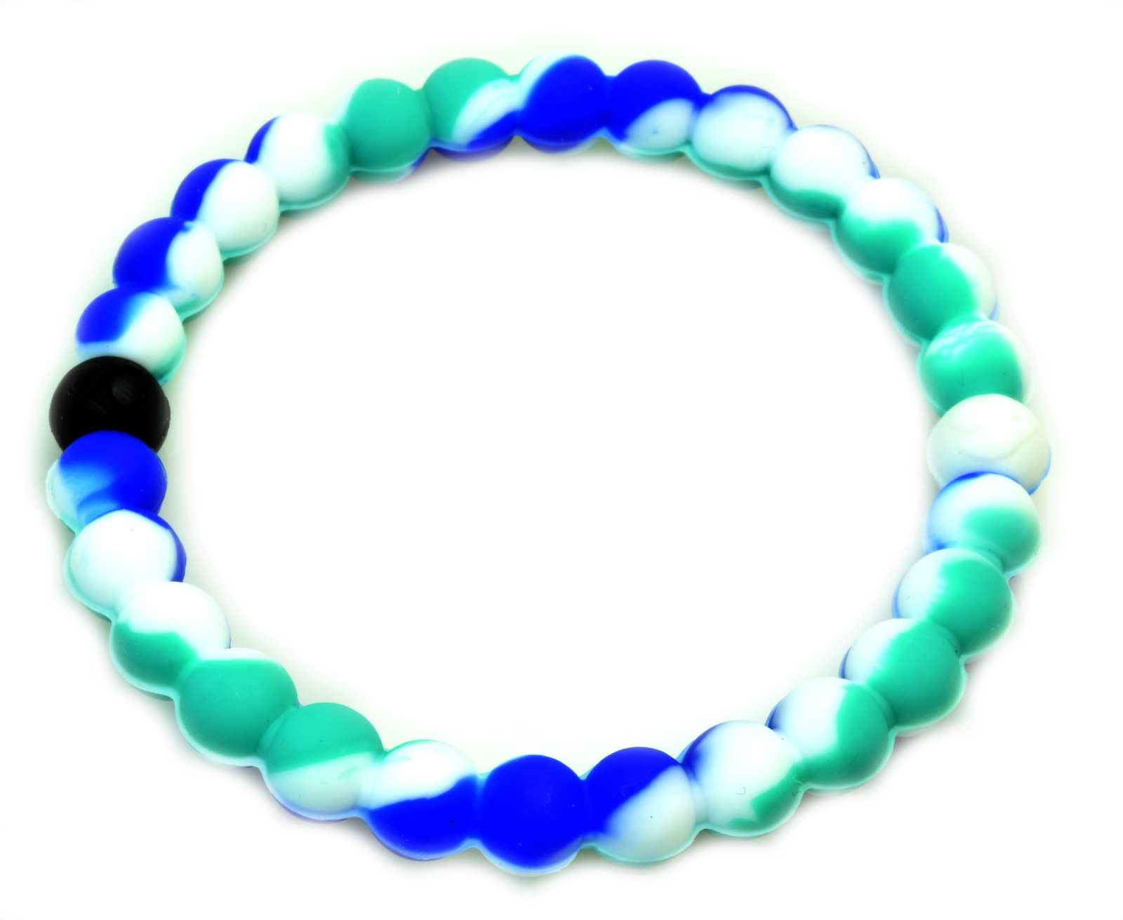 Silicone Beaded Bracelet S M L XL Men Women Unisex Many Colors