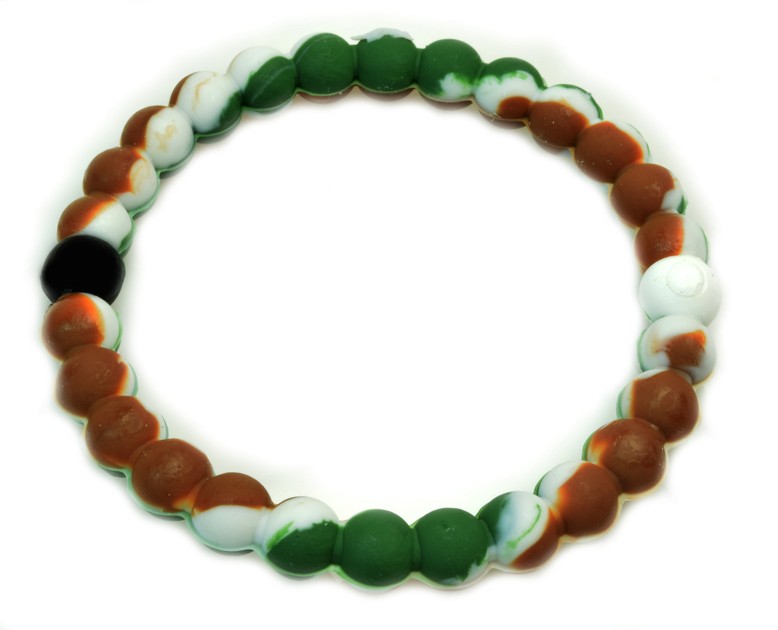Silicone Beaded Bracelet S M L XL Men Women Unisex Many Colors