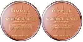 RIMMEL Natural Bronzer + Natural Minerals Sun Glow #025 (Set of 2) - $19.99