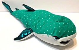 Ty Sparkle Disney Finding Dory Destiny Whale Shark Plush Toy Green 17" - $14.58