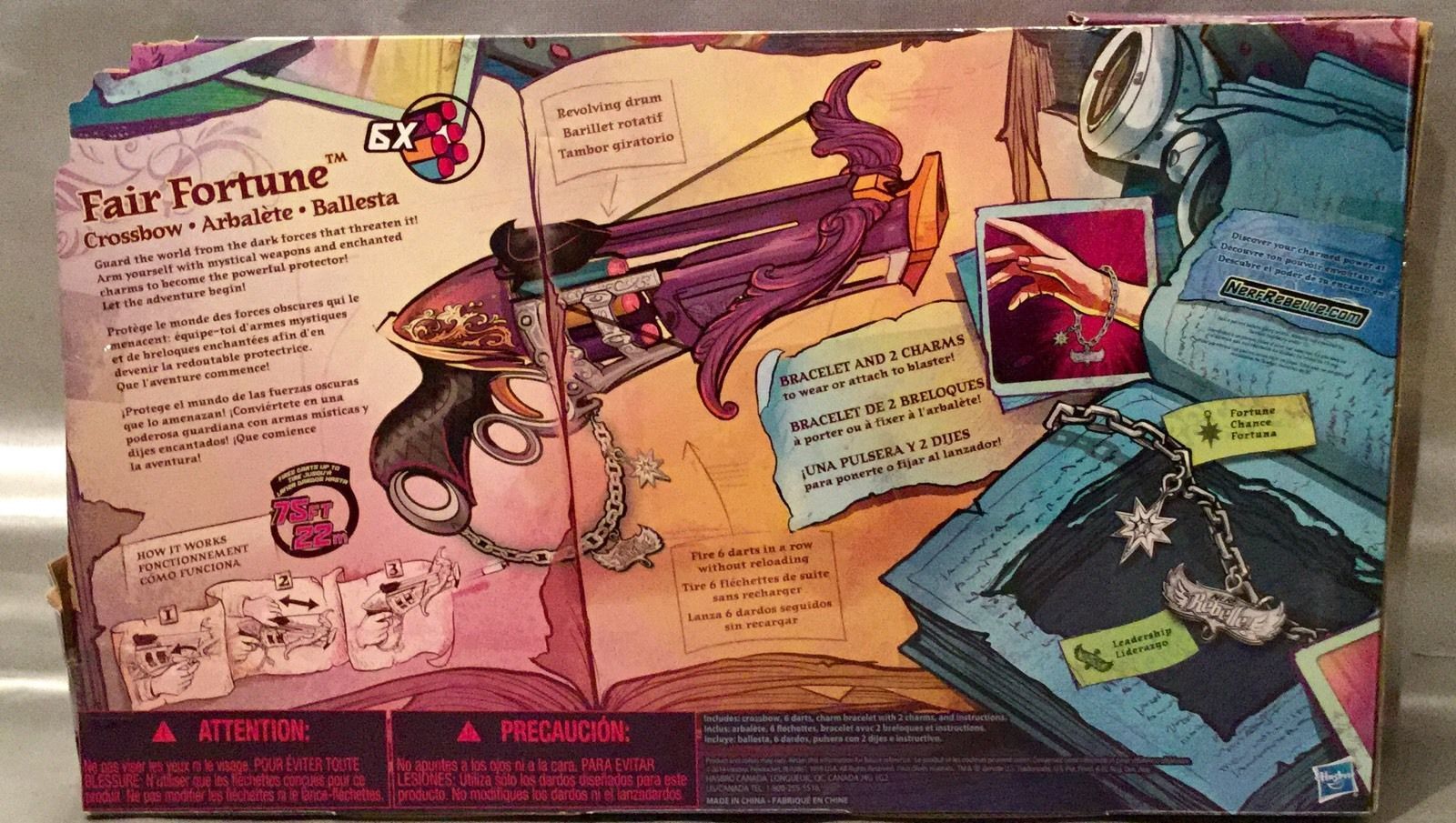 nerf rebelle charmed fair fortune crossbow