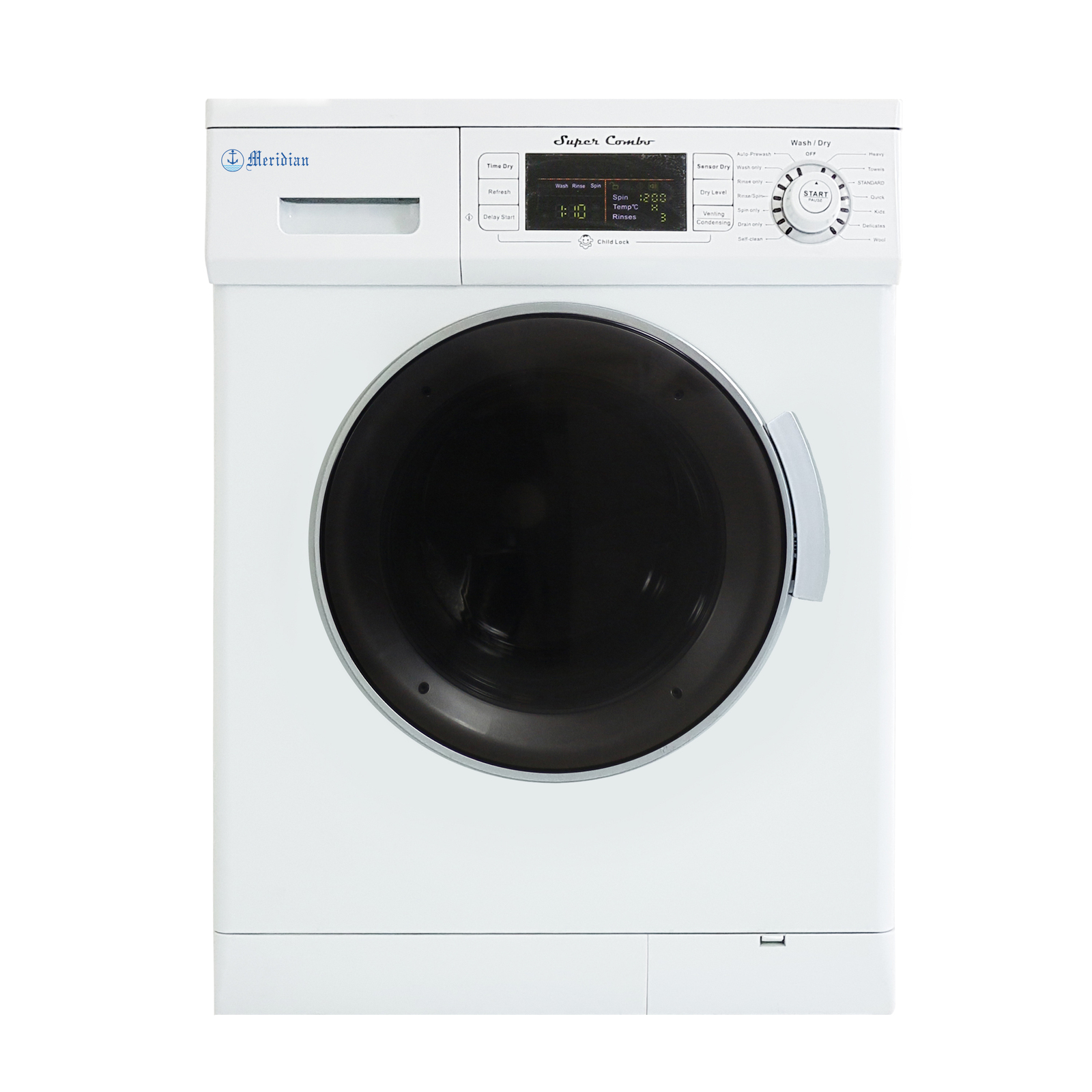 1.57 Cu.ft. All in one Combo Washer Dryer with Optional Venting ...