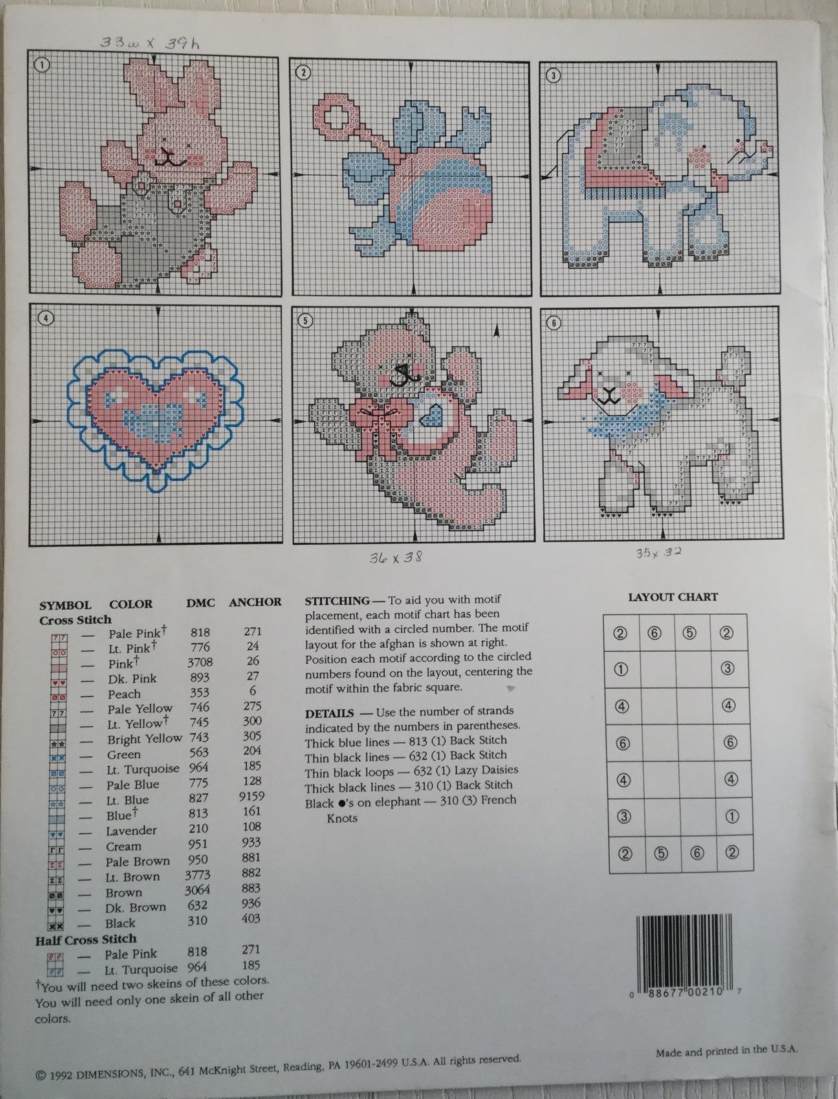 Download Dimensions Baby Keepsakes Cross Stitch Patterns by Barbara ...
