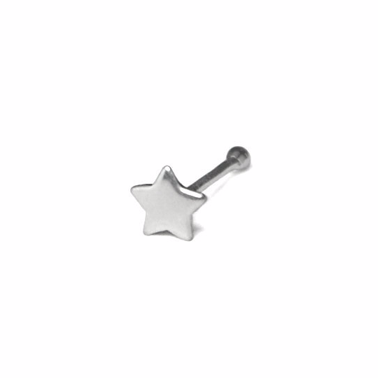 star design nose pin