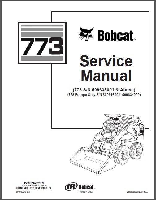 Bobcat 773 Skid Steer Loader Service Repair And 50 Similar Items