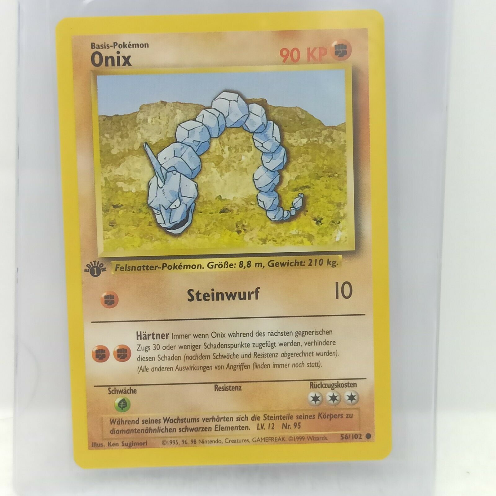 Pokemon Onix 56 102 1st Edition Base Set And Similar Items