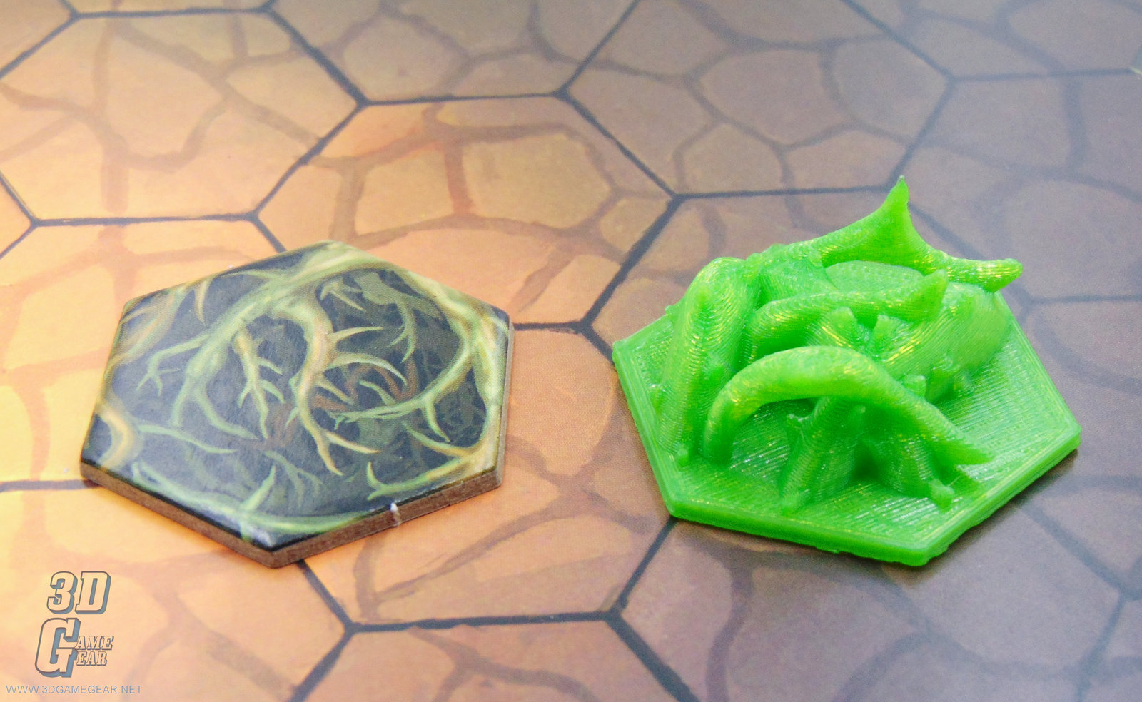 Gloomhaven Custom 3D Printed Terrain & Obstacle Tiles Set 1 - Game