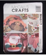 McCall&#39;s Crafts Pattern M4617 Holiday Table Settings Christmas Thanksgiving - $5.23