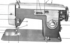 Model 366 sewing machine manual instruction maintenance Enlarged Hard Copy - $12.99