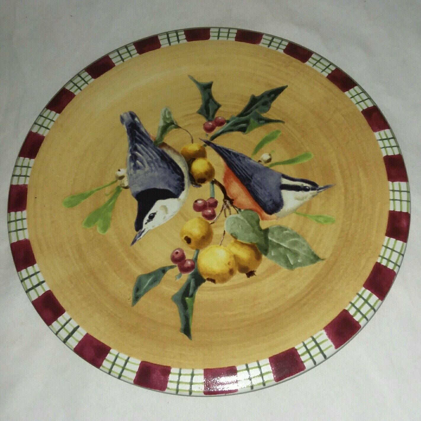 lenox winter greetings salad plate