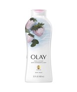New Olay Body Wash Fresh Cooling Strawberry &amp; Mint 22 Ounce (650ml) - $19.49