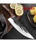 Chef Knife 8.2 Inch Hand Forged High Carbon Blade Butcher Slaughter Fish... - $28.61