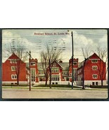 1908 St. Louis POSTCARD Company Emerson School POSTED Antique Correspond... - $14.39