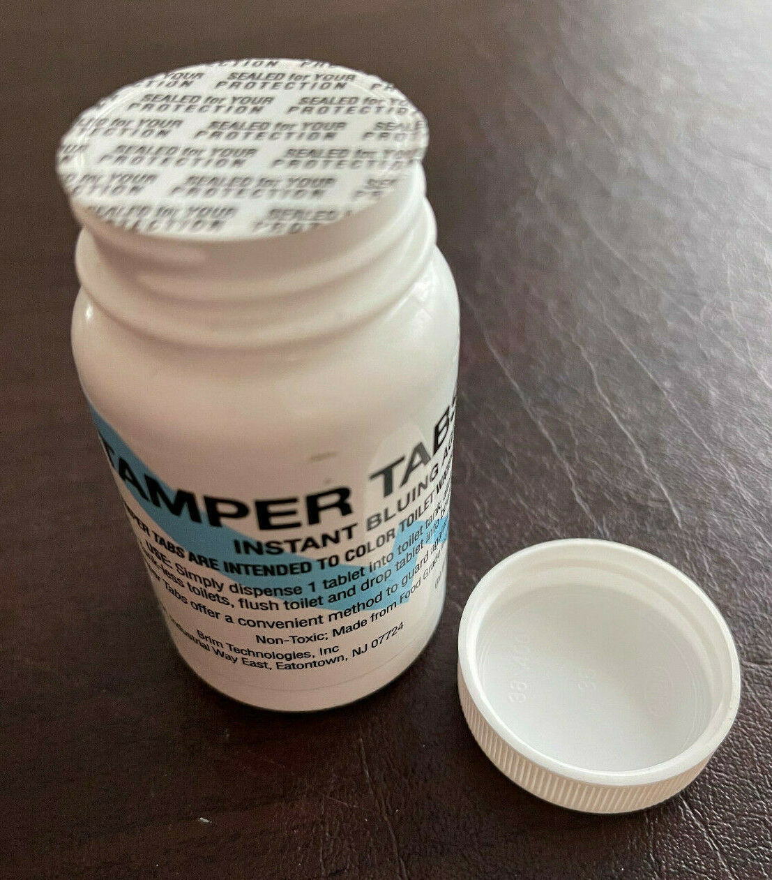 NEW Brim Tamper Tabs Blue Instanced Drug testing Bluing Agent Tablets 100 Count Drug Testing