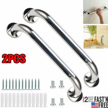 2Pcs Stainless Steel Grab Bar Bathroom Safety Handicap Shower Tub Handle... - $21.33