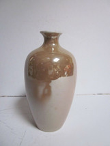 Vintage I.F. Hawkes Limoges France #D2 Brown Lusterware Small Bud Flower Vase - $9.99