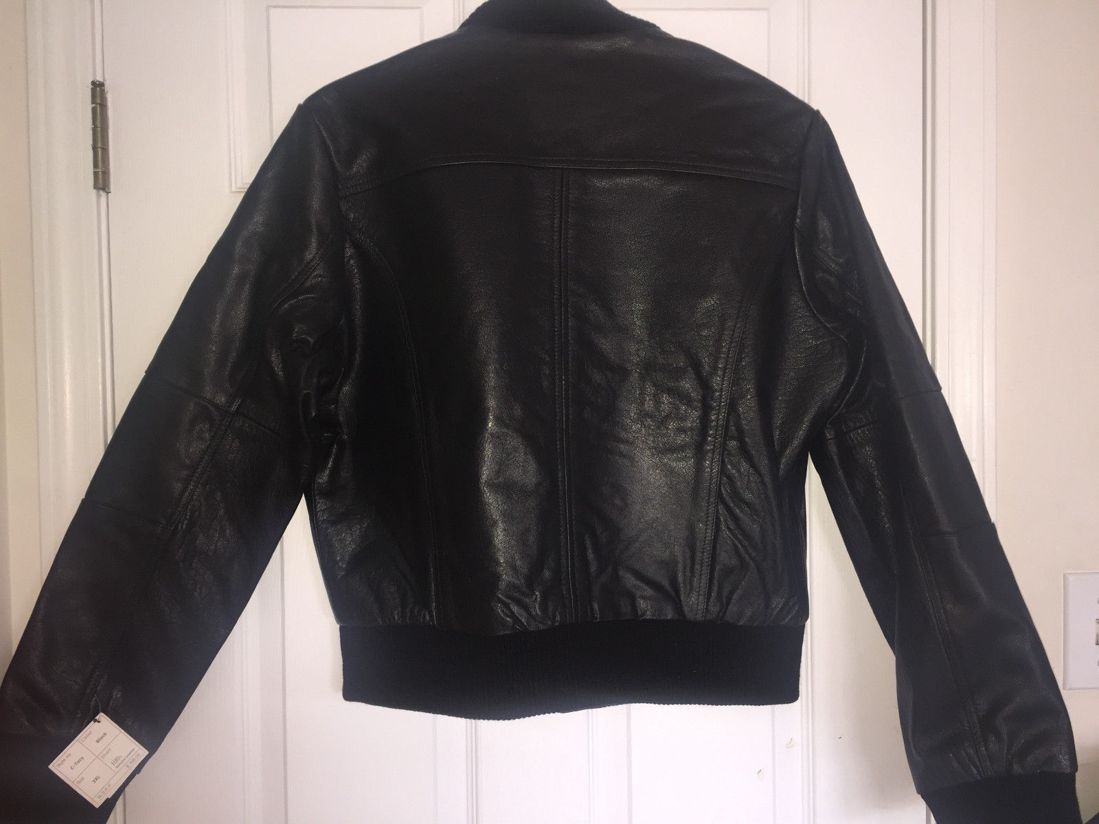 TANNERS AVENUE DISTRESSED LEATHER BASEBALL BOMBER JACKET SIZE 3XL - NWT ...