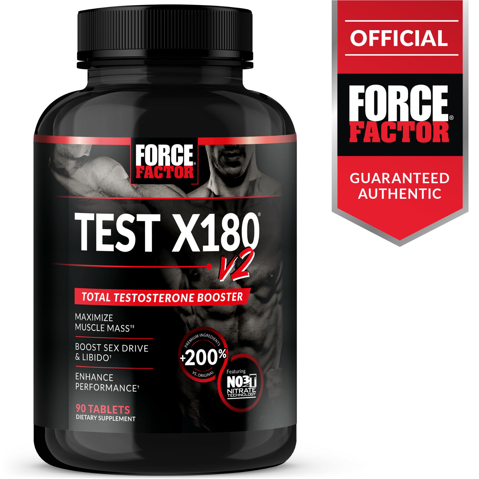 Force Factor TEST X180 Male Vitality Maximize Muscle Mass 60 Capsules Exp.04/202 - $54.99