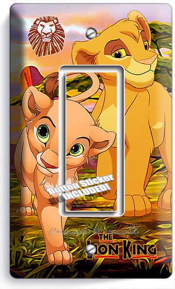 Lion King Baby Simba Nala Light Switch And Similar Items
