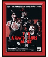 ORIGINAL 1967 For a Few Dollars More 1x14 Framed Advertisement Clint Eas... - $148.49