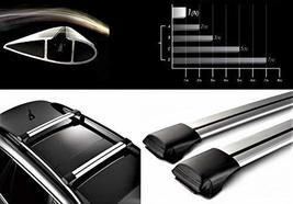 Lockable AeroWingBar Aerodynamic Aluminium Cross Bars Roof Racks for Hyundai Tra - $199.00