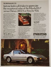 1978 Mazda RX 3SP Please Don't Tell Your Mother Original Print Ad 9 x 11" 