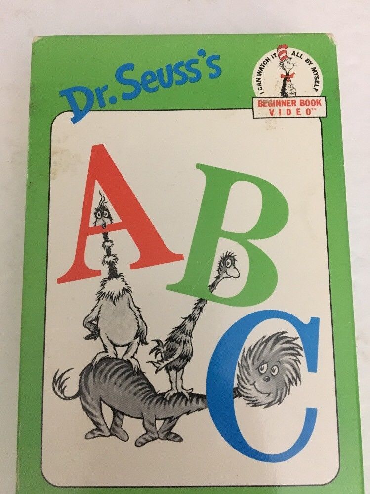 Dr. Seusss ABC [VHS] 1989-TESTED-VERY RARE-VINTAGE COLLECTIBLE-SHIPS N ...
