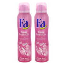 Fa Pink Passion floral deodorant spray 2 x 150ml-FREE SHIPPING - $14.84
