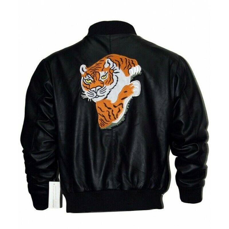Special Blend - Rocky balboa sylvester stallone eye of the tiger black leather jacket