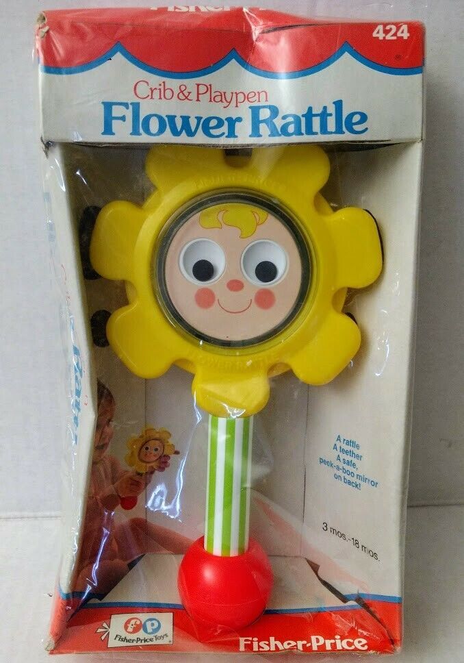 Vtg Fisher Price Baby Flower Rattle 70s And 50 Similar Items