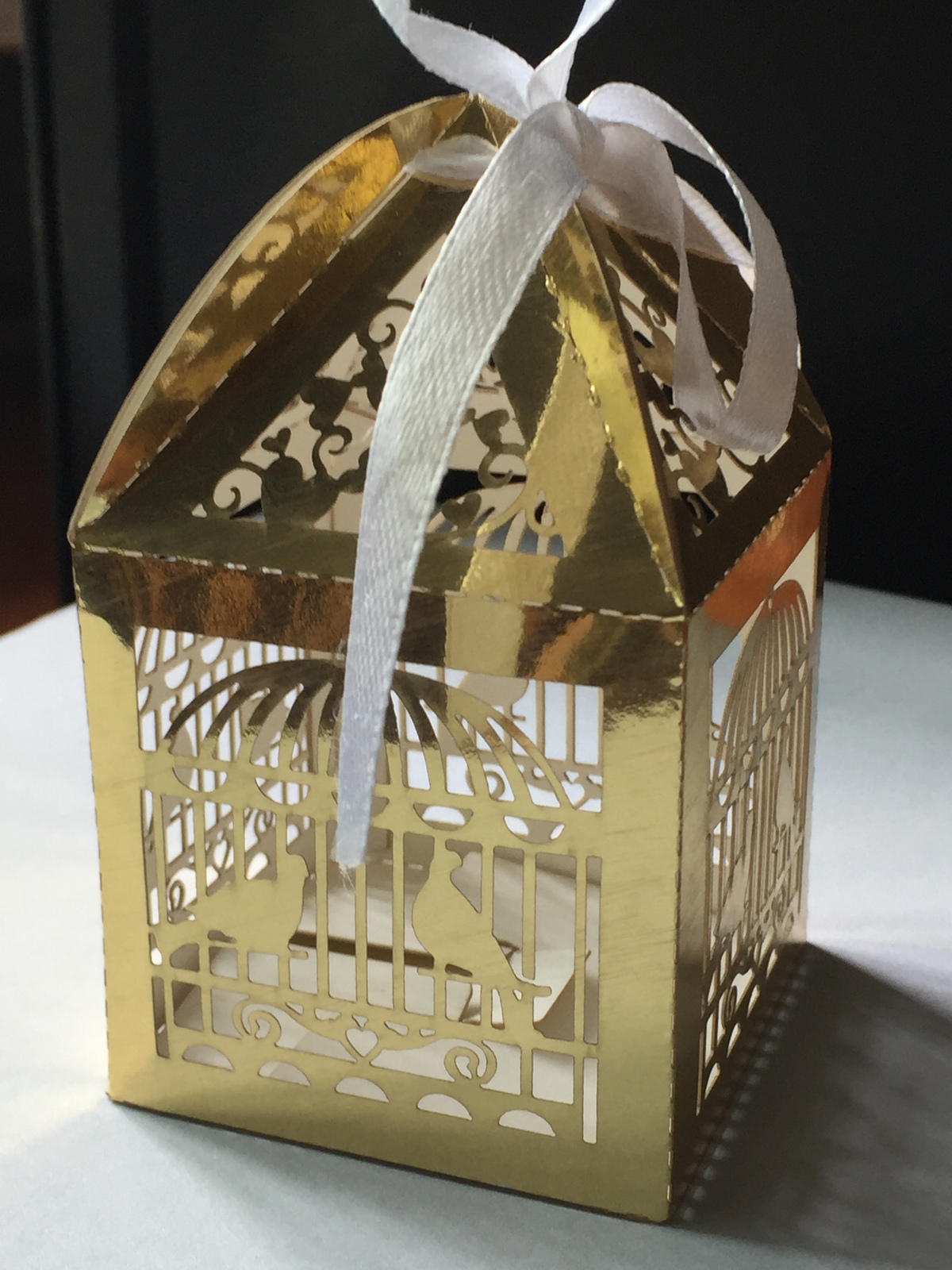 100*Metallic Gold Cake box,Wedding favor box,Cupcake Gift Packaging