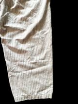 Vtg Women Stripe Issey Miyake Plantation Cotton Linen Capri Pants S Made Japan image 12