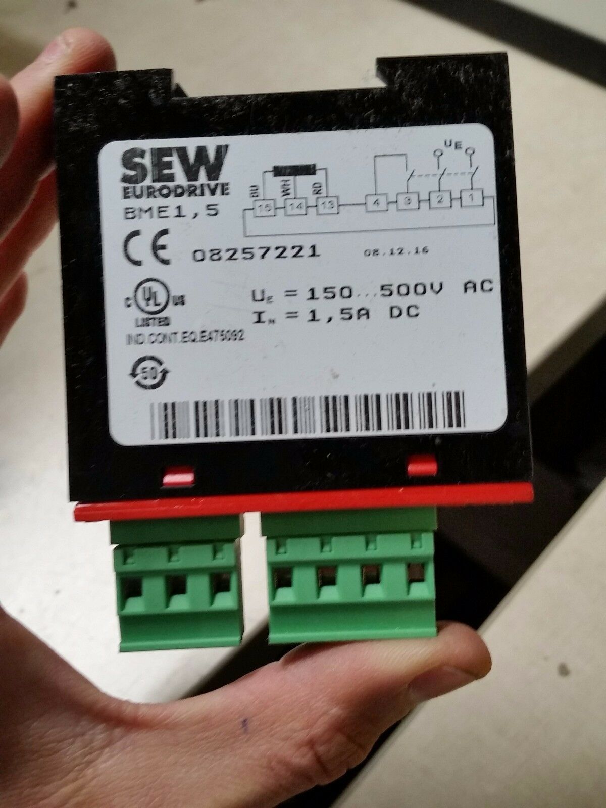 Схема подключения тормоза sew eurodrive