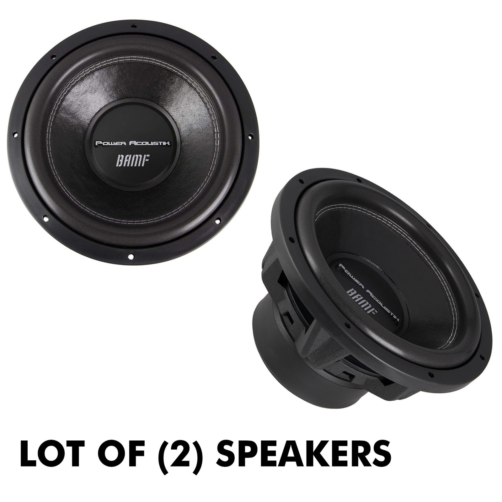 Power Acoustik 15 Sub Woofer Dual 2 ohm 3800 Watts Max, SOLD IN PAIRS