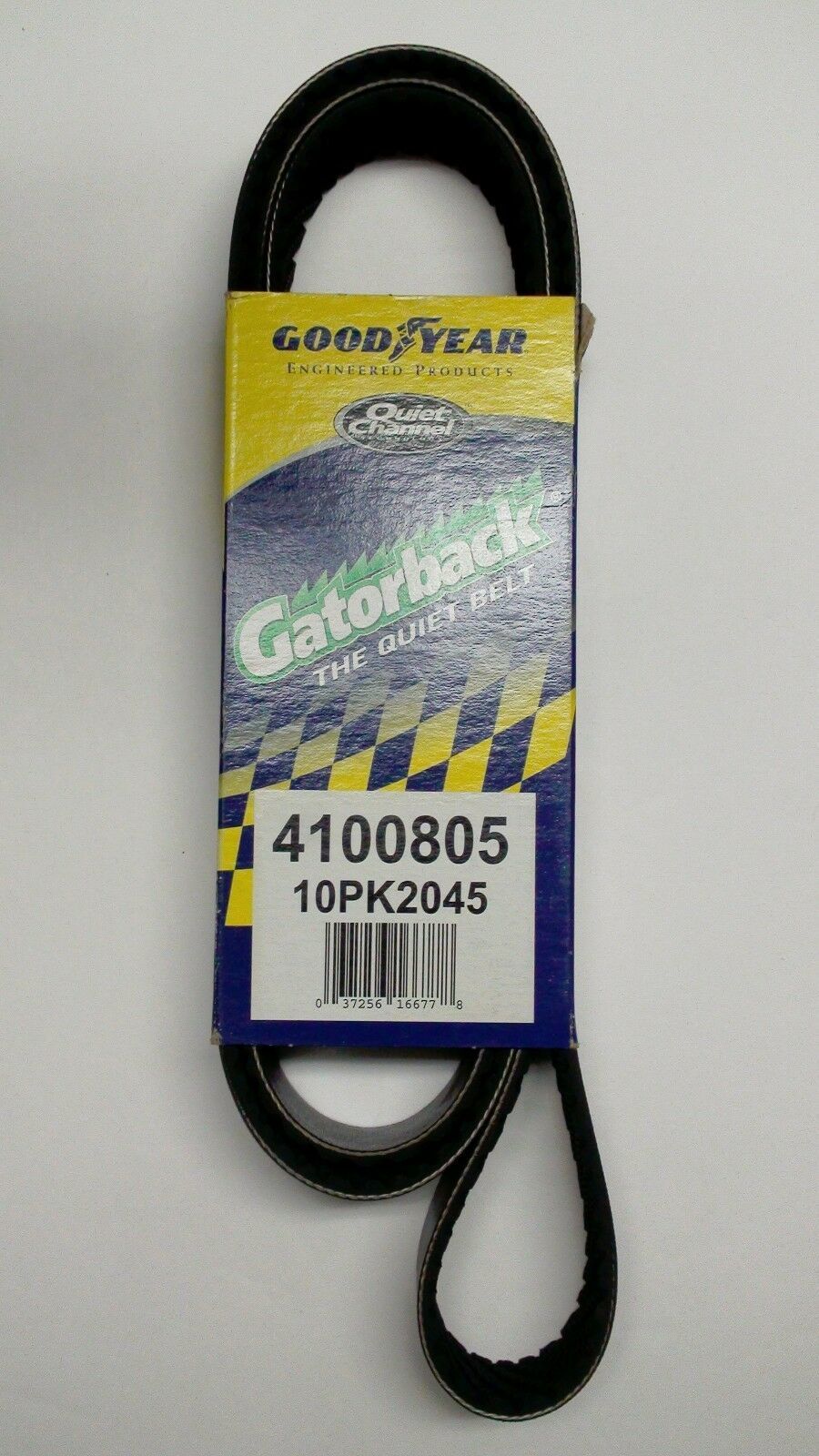 Goodyear 4100805 10PK2045 Gatorback PolyV Belts with Quiet Channel