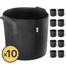Ipower 7 Gallon 10-Packs Aeration Plant Pots Grow Bags With Handles - $61.65